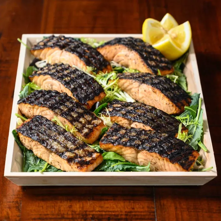Herb-Crusted Grilled Salmon